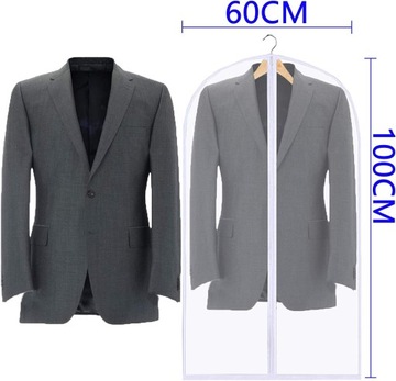 12 чехлов для одежды КОСТЮМ-РУБАШКА 60х100см