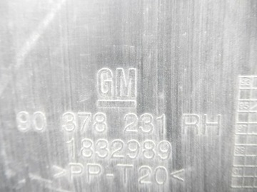 ВОЗДУШНАЯ НАПРАВЛЯЮЩАЯ OPEL OMEGA B 90378231