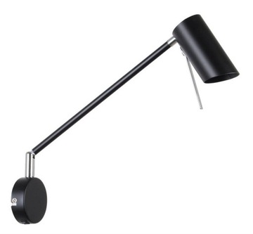 Lampa ścienna Kinkiet czarny matowy regulowany obrotowy GU10 40W Milly