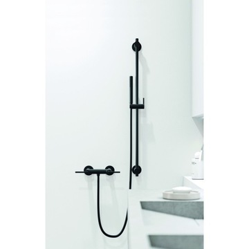 МАТОВАЯ ЧЕРНАЯ ДУШЕВАЯ РУЧКА KLUDI NOVA FONTE