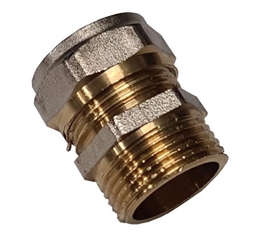 ZŁĄCZKA SKRĘCANA DO RURY PEX/AL/PEX 20x3/4 GWINT ZEWNĘTRZNY - SUPER JAKOŚĆ