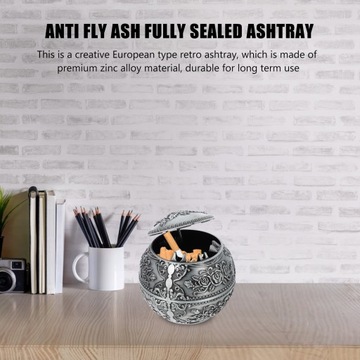 Металлическая пепельница - европейский стиль