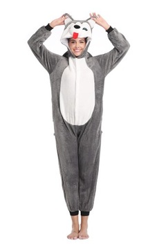 HUSKY Pies Piesek PIŻAMA Kigurumi Onesie Przebranie Damski Męskie L 165-174