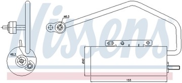 NISSENS SUŠIČ KLIMATIZACE OPEL SIGNUM 04-08