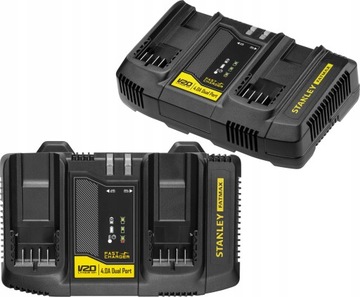 ЗАРЯДНОЕ УСТРОЙСТВО STANLEY ДВУХПОРТОВОЕ 18 В FATMAX V20 SFMCB24