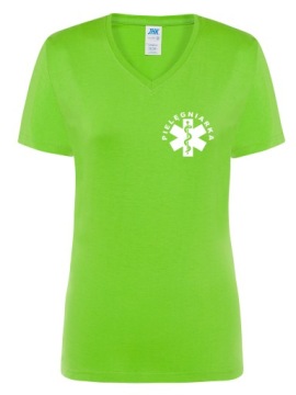 Женская футболка с v-образным вырезом NURSE L