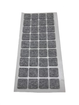 PODKŁADKI FILCOWE TWARDE POD MEBLE SZARE 20X20 MOC