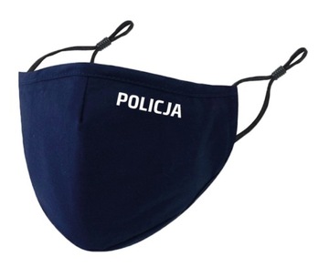 MASKA MASECZKA BAWEŁNIANA FILTR POLICJA MUNDUR