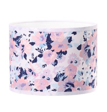 Abażur Walec 20cm do lamp stojących nocnych kwiaty drobne