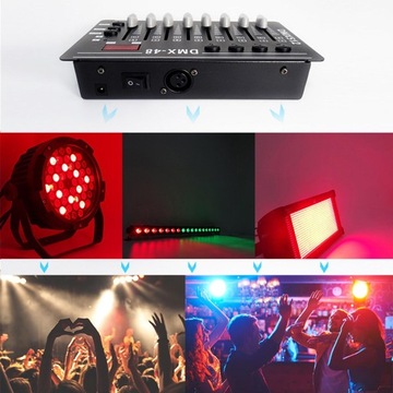 Контроллер Dmx для перемещения голов Disco Dmx Console DJ Контроллер Dmx 512