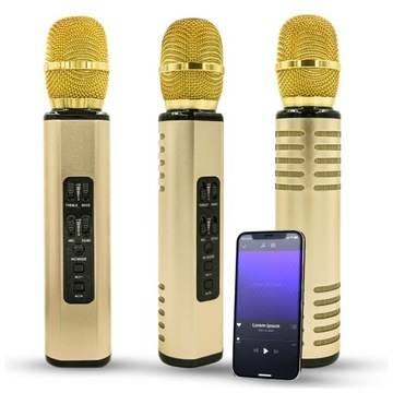 КАРАОКЕ-МИКРОФОН K6 БЕСПРОВОДНАЯ ДИНАМИКА BLUETOOTH ДЛЯ ДЕТСКОЙ ВЕЧЕРИНКИ USB