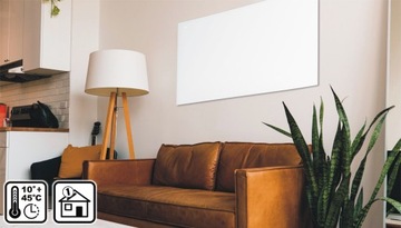 инфракрасный обогреватель WERTBERG IR панельный радиатор 800 Вт | Пульт дистанционного управления Tuya WiFi