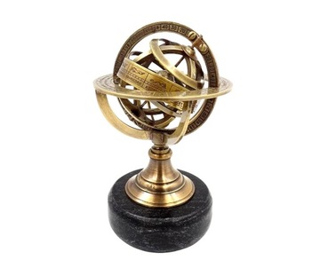 КОЛЬЦО АСТРОЛАБИЙ ЛАТУННЫЙ КАМЕНЬ ПОДАРОК