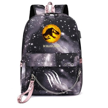 РЮКЗАК ПАРК ЮРСКОГО МИРА ДЛЯ ШКОЛЫ USB А4 БОЛЬШОЙ ДИЗАЙН, высокое качество