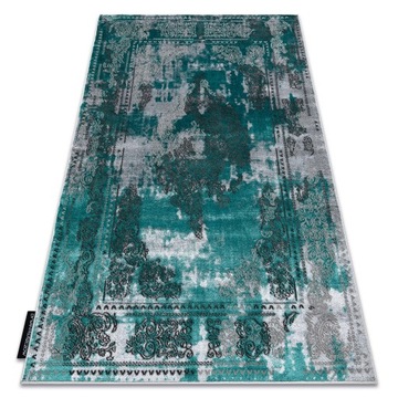 DYWAN GLAMOUR 200x290 cm ORNAMENT zielony #GR4635