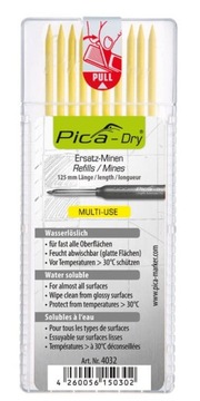 Pica Dry 4032 Wkłady do ołówka znacznika ŻÓŁTY