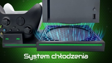 ОХЛАЖДАЮЩАЯ ПОДСТАВКА ДЛЯ ЗАРЯДНОГО УСТРОЙСТВА XBOX SERIES X С ПОДСВЕТКОЙ FROGGIEX