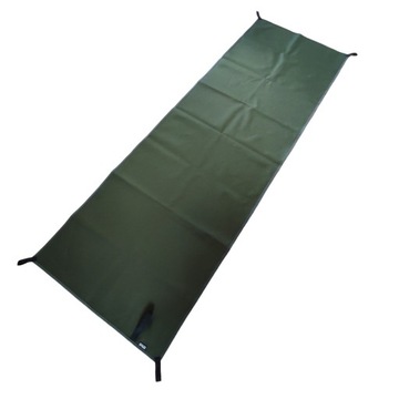 Uniwersalna płachta outdoorowa Piran – rozmiar Long 215 x 70 cm – Zielona