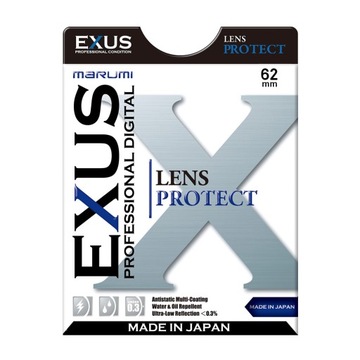 MARUMI EXUS Lens Protect ochronny 62 mm | Niezawodna ochrona