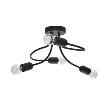 Lampa wisząca ANIA czarna E27 TK LIGHTING
