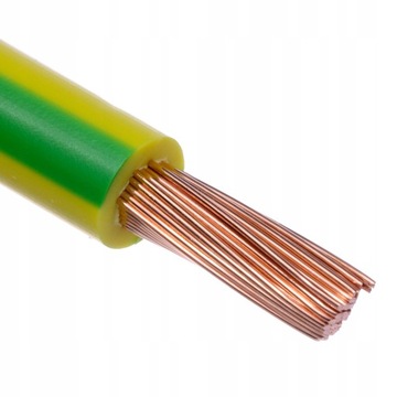 Przewód giętki LGY 1x35 mm2 kabel Żółto-Zielony
