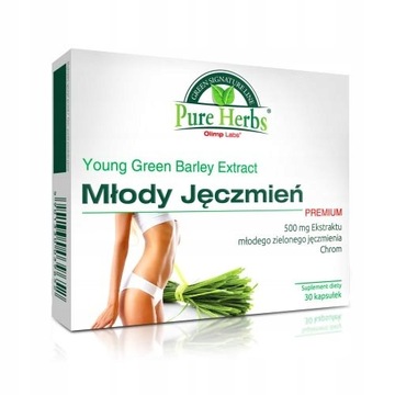 OLIMP Młody Jęczmień Premium odchudzanie 30 kaps