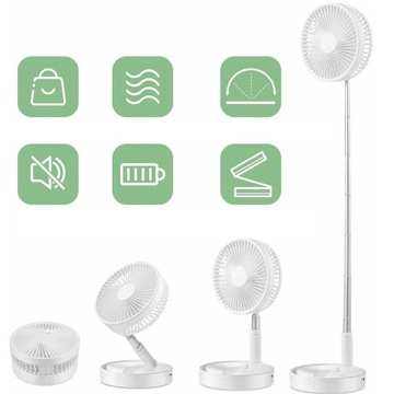 МОЩНЫЙ ВЕНТИЛЯТОР НАПОЛЬНЫЙ ВЕНТИЛЯТОР НАСТОЛЬНЫЙ НАСТОЛЬНЫЙ USB MINI 7,2 Ач