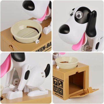 PIES PIESEK SKARBONKA INTERAKTYWNA AUTOMAT PIES ZŁODZIEJ