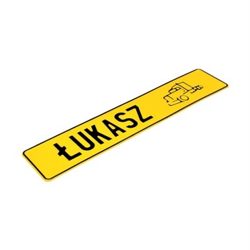 Номерные знаки ДУБАЙ, набор из 2 алюминиевых деталей.