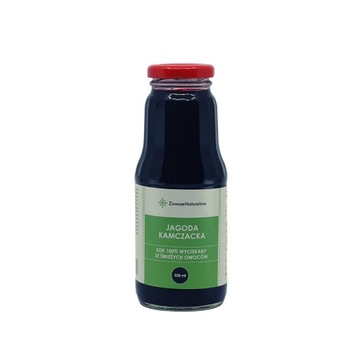 Sok z Jagody Kamczackiej 100% Tłoczony Na Zimno 300 ml ZawszeNaturalnie
