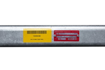 Нетормозная ось KNOTT VG7 легкого прицепа UNITRAILER 750кг 1260мм 1560мм