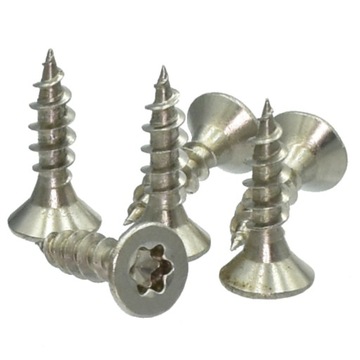3,5x25 WKRĘTY DO DREWNA NIERDZEWNE TORX STOŻEK 10