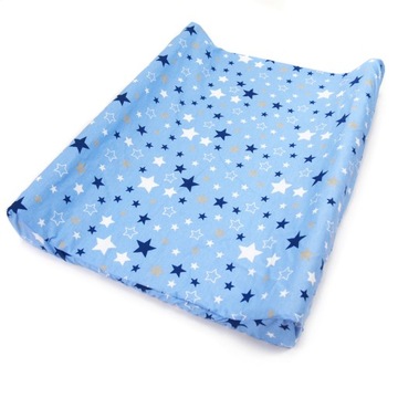 Prześcieradło POKROWIEC na PRZEWIJAK 50X70 gumka BLUE STARS