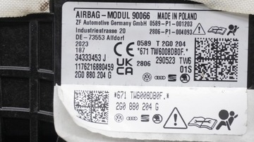 ULOŽENÍ AIRBAG SPOLUJEZDCE VW TAIGO 2G0880204G