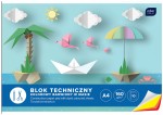 Blok techniczny kolorowy a4 10k Interdruk BLTK