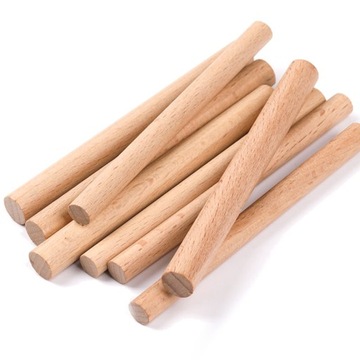DRĄŻEK KIJEK DREWNIANY DO MAKRAMY 10 mm x 30 cm