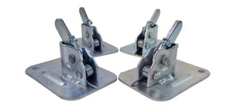 Зажим-лягушка, зажимы для опалубки-лягушка, 500 шт. + Пружинный ключ ОЦИНКОВАННЫЙ