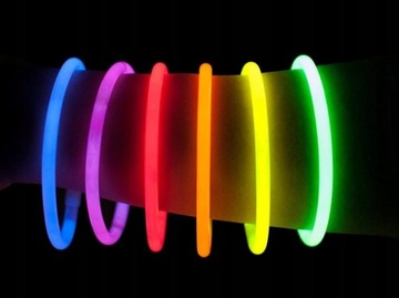 ŚWIATŁO CHEMICZNE ŚWIECĄCE BRANSOLETKI 100 SZTUK