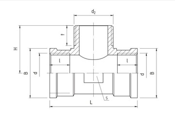 PERFEXIM TRÓJNIK MOSIĘŻNY WZMOCNIONY WZ PHA-313 1