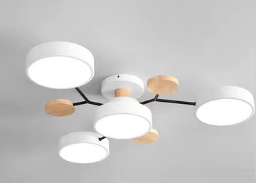 SUFITOWA ŻYRANDOL LAMPA WISZĄCA 4 ŻARÓWEK LED 48W