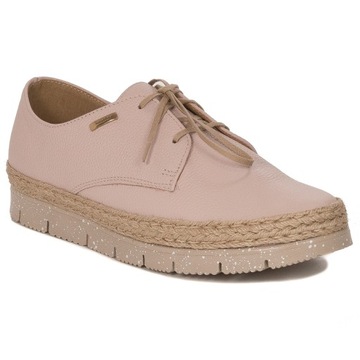 Espadryle półbuty damskie Maciejka 02936-15 różowe r.39