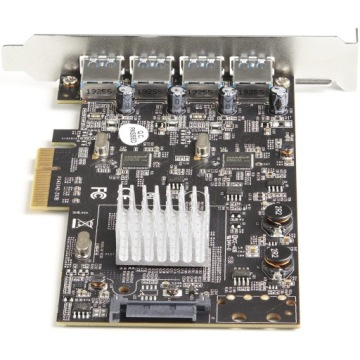 StarTech.com 4-портовая карта PCIe Usb Card - 10 Гбит/с PEXUSB314A2V2