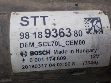 JUMPER BOXER II 2.0 HDI STARTÉR 9818936380