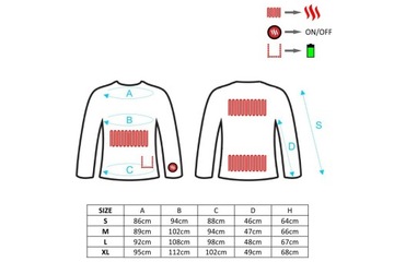Толстовка с подогревом GLOVII GJ1M (размер М) Черный