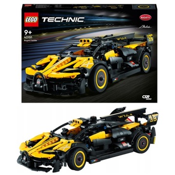 LEGO TECHNIC BUGATTI BOLIDE POJAZD WYŚCIGOWY 905el