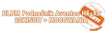 Подъемник BLUM Aventos Hk-Xs 20K1501T + КРЕПЛЕНИЯ