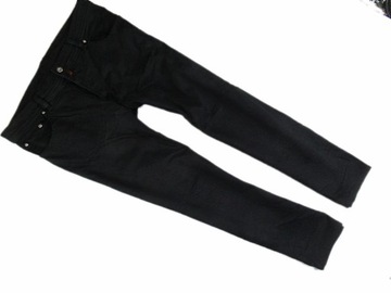 PIERRE CARDIN___ BLACK JEANS SPODNIE ___ 38/32