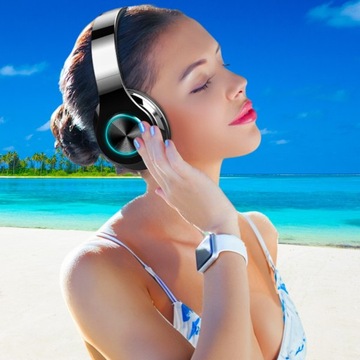 БЕСПРОВОДНЫЕ НАУШНИКИ B39 BLUETOOTH MP3 НАКЛОННЫЙ RGB МИКРОФОН ДЛЯ ДЕТЕЙ