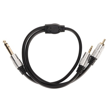 Профессиональный кабель-разветвитель Y от 6,35 мм до 2 RCA Y
