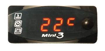 Termometr woltomierz 6-30V zegar wodoodporny 3w1 C